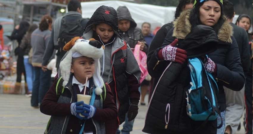 Lluvias no ceden y ahora el frío se presenta 12 estados del país