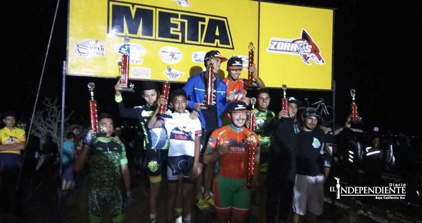 Positiva la carrera de MTB Nocturna en el Vizcaíno