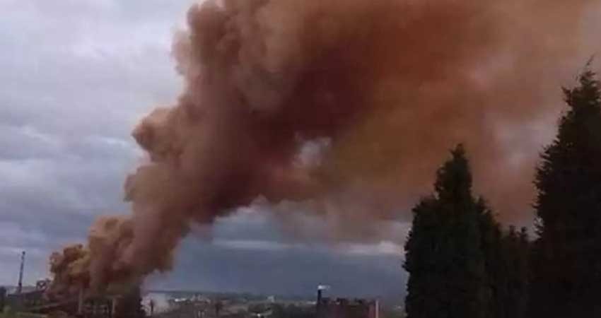 Nube tóxica genera pánico entre habitantes de Tizayuca, Hidalgo