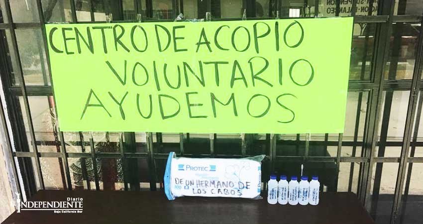 Jóvenes josefinos instalan centro de acopio en el Zacatal
