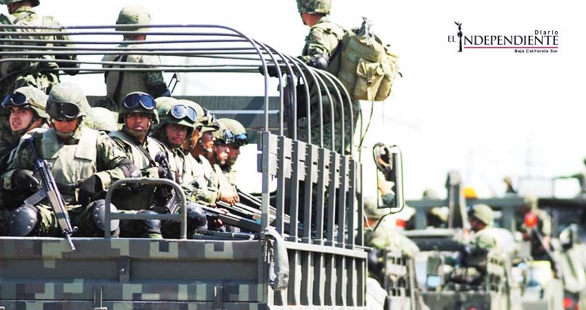 Para solucionar inseguridad, incrementarán presencia militar en BCS