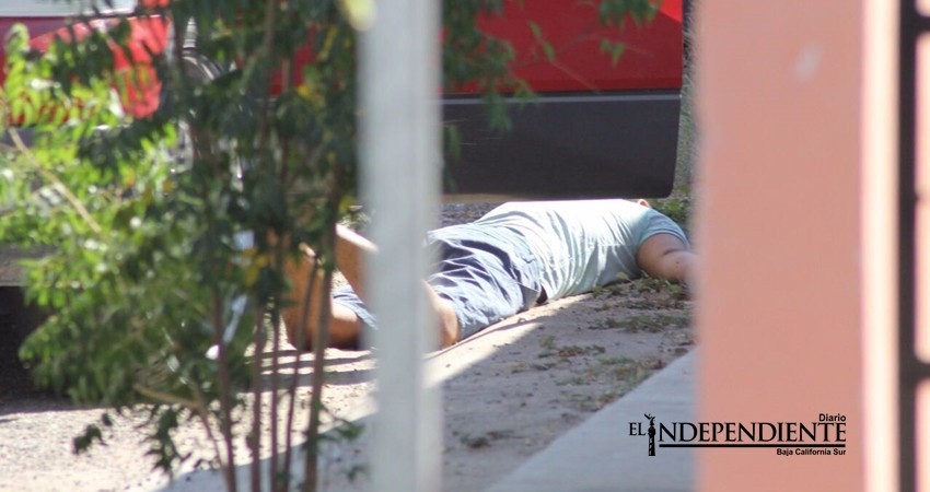 Asesinan a una persona en la colonia Santa Fe en La Paz