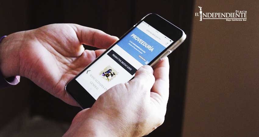 Presenta el Ayuntamiento de La Paz su portal web de proveeduría