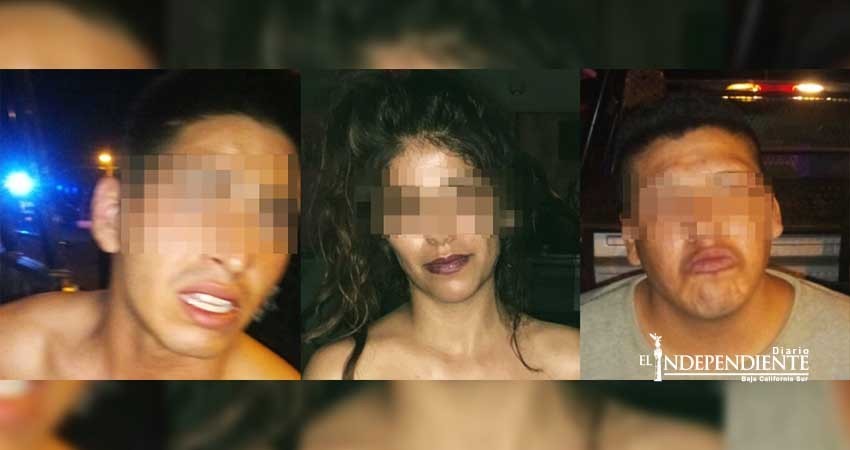 Tras llamado al 9-1-1 detiene mando mixto a tres presuntos asaltantes