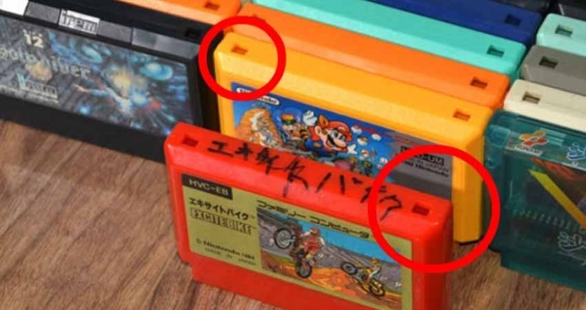 ¿Para qué sirven los hoyos de los cartuchos del Famicom?