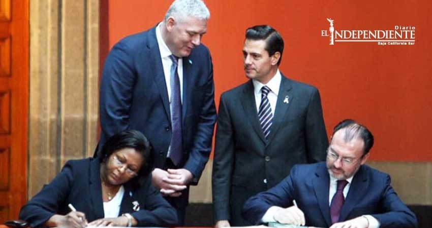 Pactan México y Santa Lucía fortalecer relación cultural y comercial