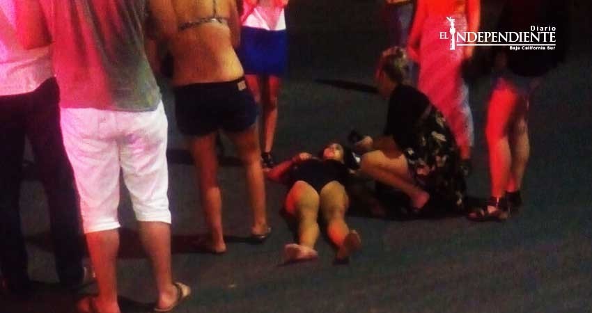 Atropellan a turista en CSL; el responsable huyó