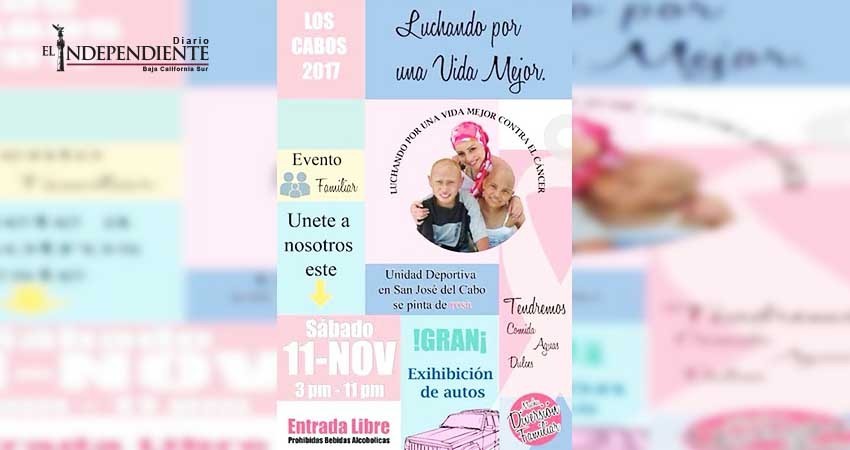 Invitan a participar en el evento “Luchando por una vida mejor contra el cáncer” a beneficio de personas con cáncer