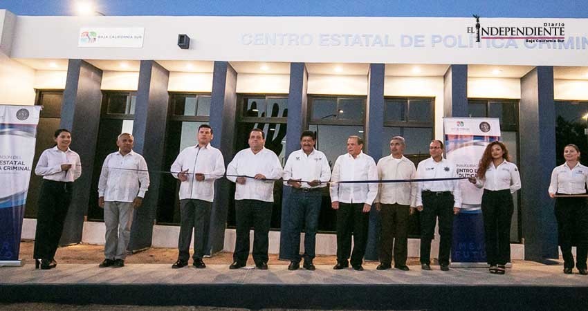 Inauguran el centro estatal de política criminal