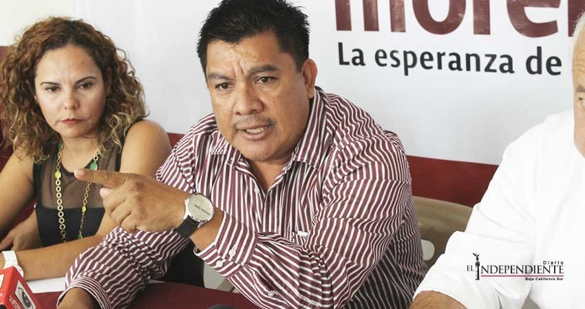 Vino Meade a “operar” la estrategia del PRI en BCS: Morena