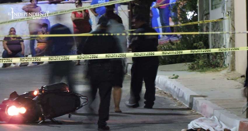 Balean y matan a motociclista en la colonia El Rosario