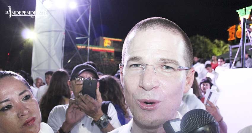 La violencia no es un problema exclusivo de BCS: Anaya