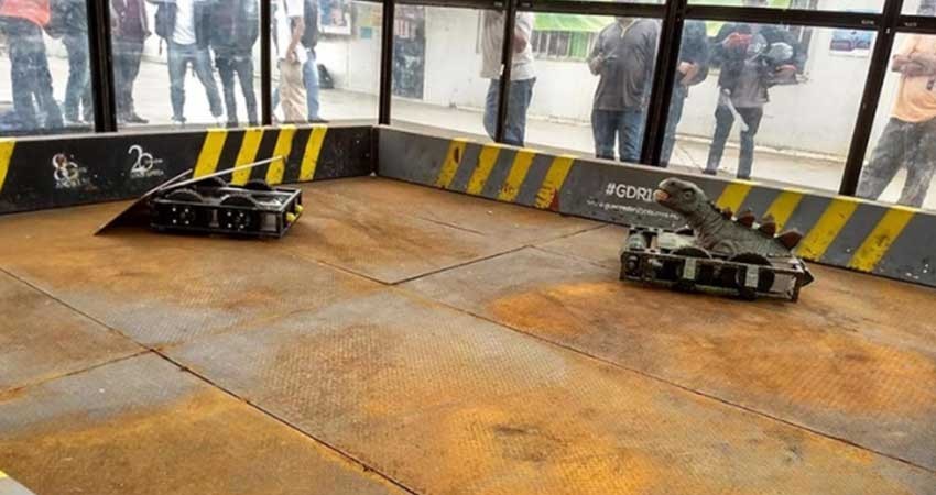Lucha de poder a poder en el IPN con Guerra de Robots 2017
