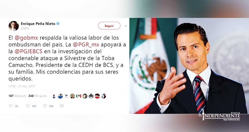 Apoyará PGR investigación del caso CEDH: EPN