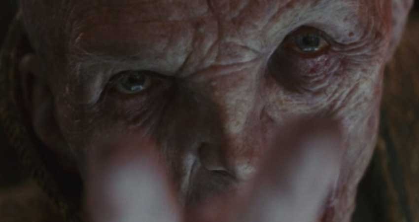 Andy Serkis: Snoke fue torturado antes de 'Los Últimos Jedi'