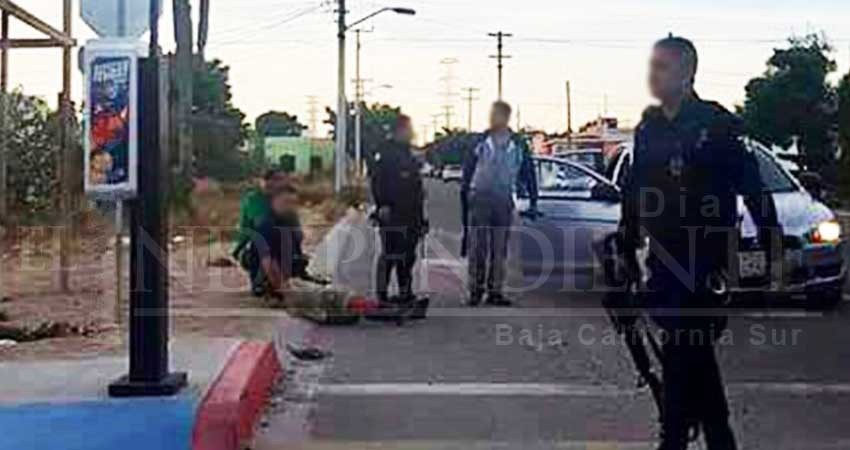 A balazos se enfrentan Policías Ministeriales y sujetos armados en La Paz