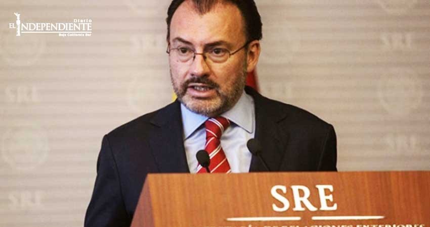 Videgaray descarta contender en comicios de 2018