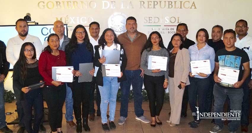 Jóvenes hacen la diferencia cuando la meta es trabajar por BCS: Sedesol