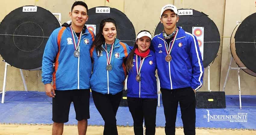 Destacan arqueros sudcalifornianos en Campeonato Nacional Bajo Techo