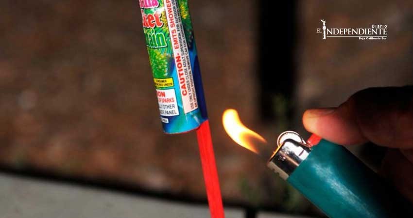 Que los niños no jueguen con pirotecnia, piden Bomberos de CSL