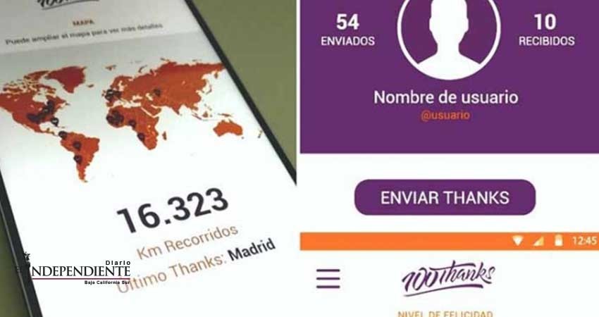 App '100thanks' promueve la gratitud como un movimiento mundial