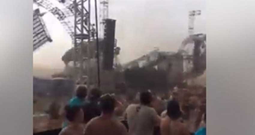 Viento derriba escenario en el Atmosphere Festival y mata a DJ