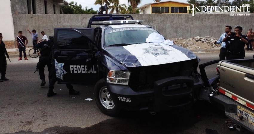 Choca patrulla federal; quedan 3 elementos lesionados