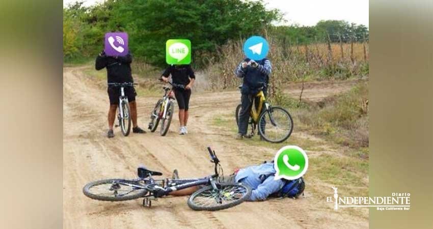 "Y pa!" cerrar el 2017… se cae WhatsApp