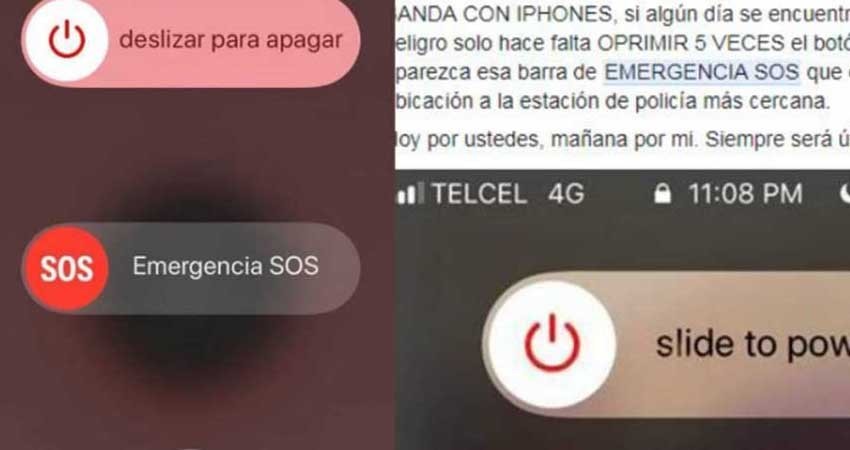 Cómo activar modo emergencia en tu iPhone si estás en riesgo