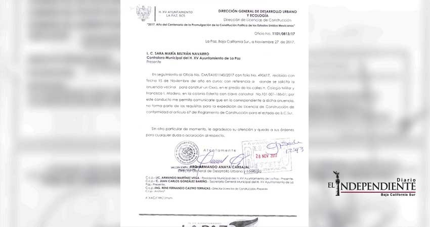 Genera inconformidad entre vecinos apertura de un Oxxo en El Esterito