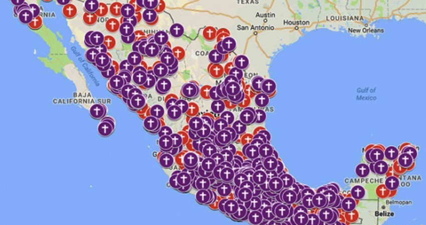 El mapa de feminicidios que dista mucho de las cifras oficiales