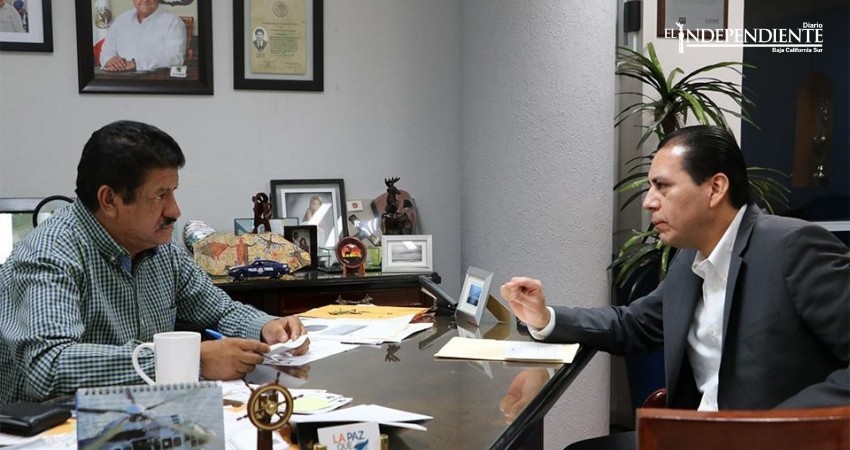 Acuerdan Procurador de justicia y alcalde de La Paz coordinación en beneficio de los habitantes de La Paz