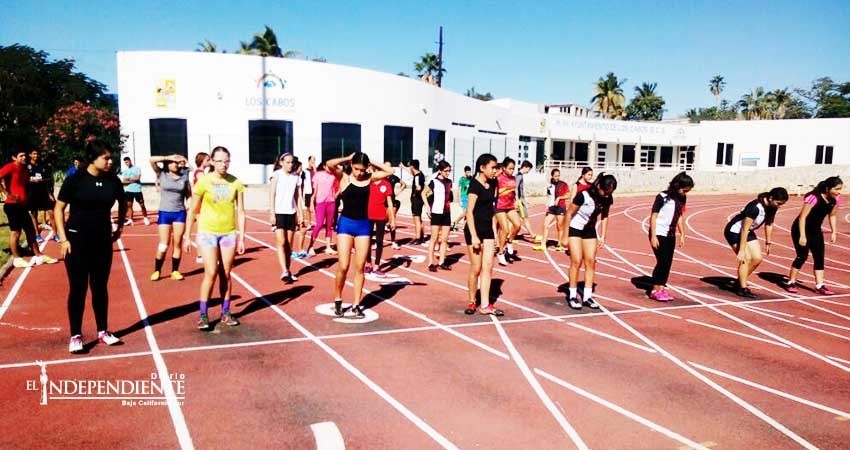 Realizan las evaluaciones para selectivo de Atletismo de Los Cabos