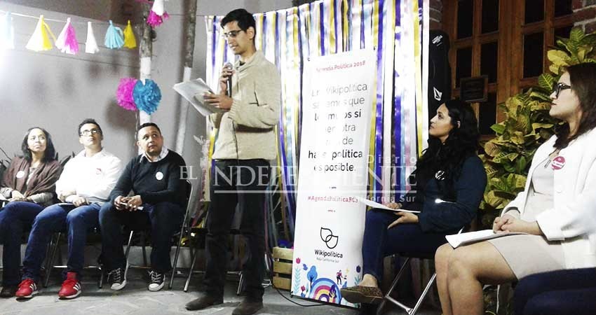 Presenta el movimiento Wikipolítica su agenda política 2018