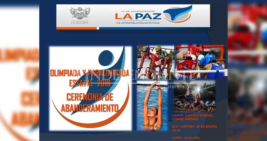 Lista la delegación de La Paz para la Olimpiada Estatal