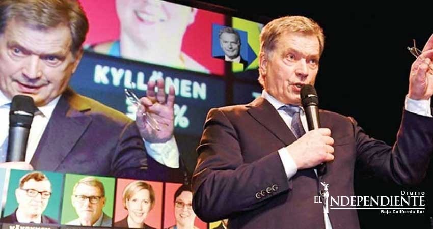 Presidente de Finlandia logra una fácil reelección