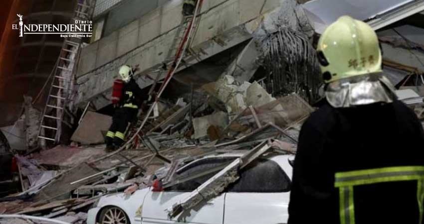 Suben a 177 los desaparecidos en terremoto en Taiwán