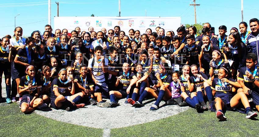 Los Cabos se queda con 3 títulos y La Paz con 1 en la disciplina de futbol