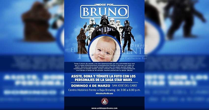 Tómate la foto con los personajes de Star Wars y apoya al tratamiento del bebé Bruno