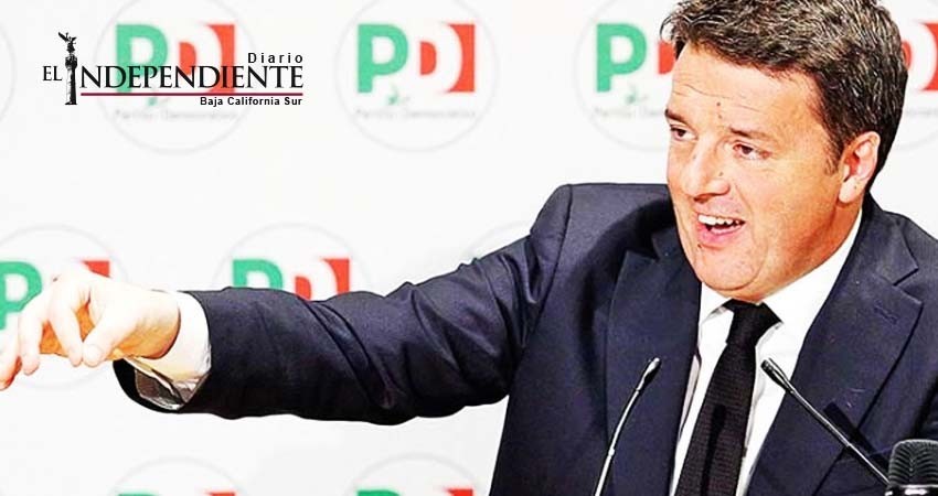 Matteo Renzi frenará pacto con la derecha