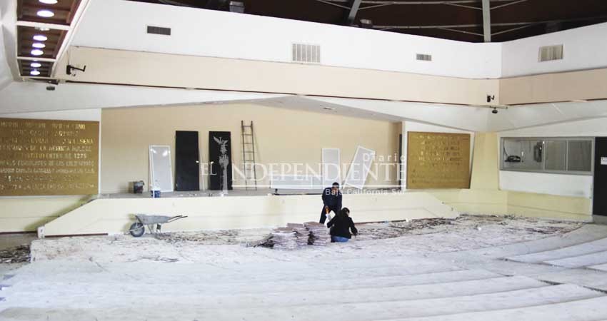 No estará lista remodelación del Congreso BCS para iniciar sesiones