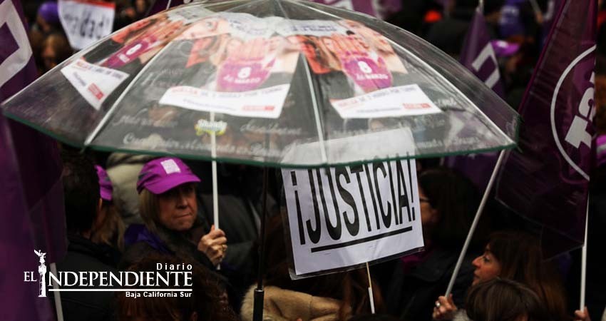 Exigen españolas igualdad de género en huelga general