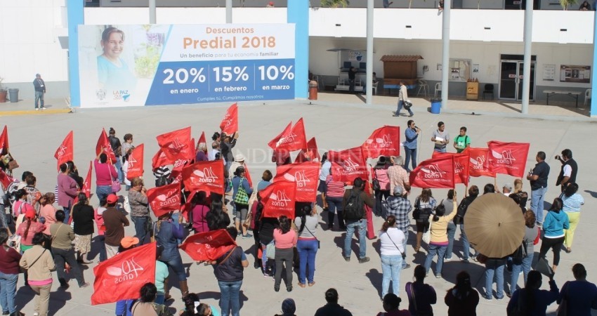 Entrega Antorcha Campesina pliego petitorio a Ayuntamiento de La Paz