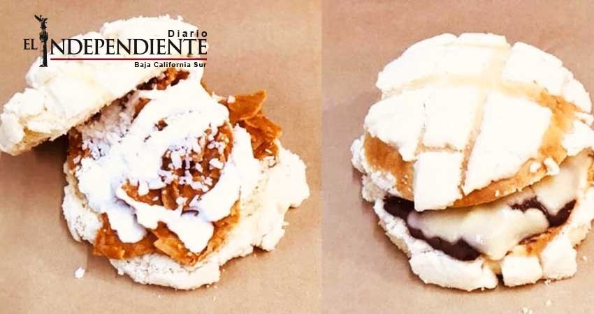 Concha rellena de chilaquiles, el nuevo antojo chilango