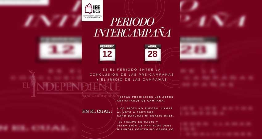 Prohibido el proselitismo para candidaturas locales hasta el 28 de abril