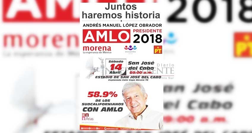 Está programada la visita de AMLO a Los Cabos la próxima semana