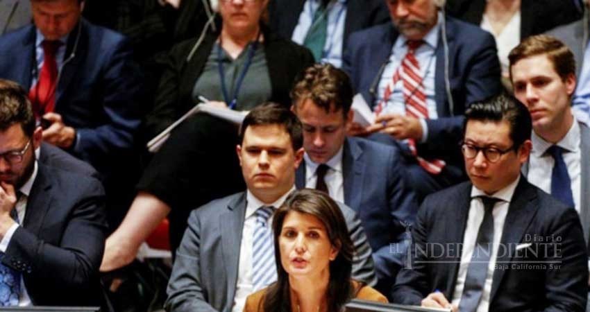 Acusa EU a Rusia de mantener programa sirio de armas químicas