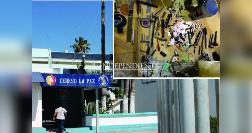 Continúan los cateos al interior del Cereso de La Paz