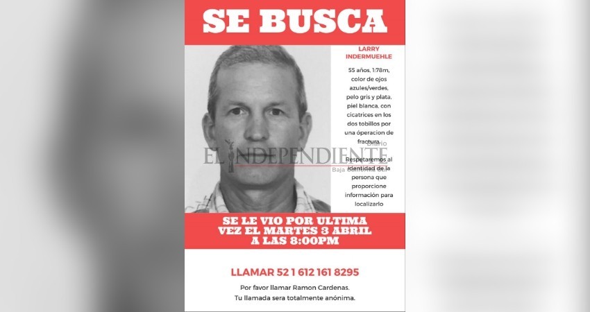 Reportan a ciudadano norteamericano desaparecido en La Ventana, BCS
