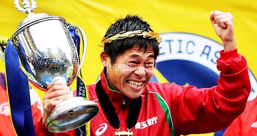 El japonés que ganó Maratón de Boston sueña con dejar de ser conserje